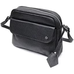 Кожаная женская сумка Grande Pelle 23х17х7 см sum0023595