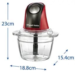 Подрібнювач Russell Hobbs 27130-56 Desire Mini Chopper (7030815) - мініатюра 5