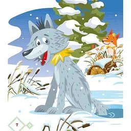 Дитяча книжка "Лисичка-сестричка і вовк-панібрат" Ранок 1722017 аудіосупровід, 10 сторінок - мініатюра 3