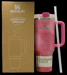 Термокухоль Stanley Quencher H2.0 Tumbler з неіржавкої сталі Pink Marble 1,18 л KT7001922