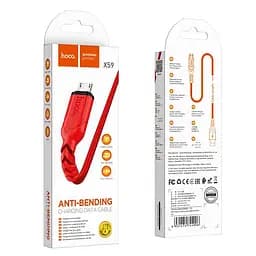 Кабель Hoco Micro USB Victory charging data cable X59 1 м 2.4A - мініатюра 2
