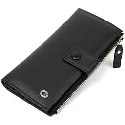 Класичний гаманець-клатч ST Leather 19373 чорний