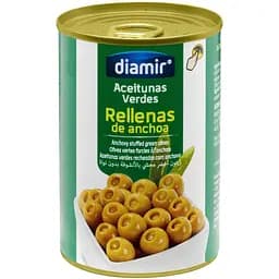 Оливки Diamir фаршировані анчоусом 292 г