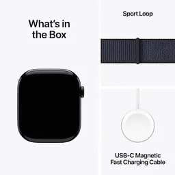 Смарт-годинник Apple Watch Series 10 GPS 46мм Jet Black Aluminum Case w. Ink Sport Loop (MWWR3) - мініатюра 9