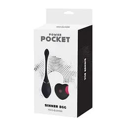 Віброяйце Toyz4lovers Ovulo Vivie, 17 см (чорний)