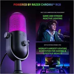 Мікрофон Razer Seiren V3 Chroma Quartz (RZ19-05060300-R3M1) - мініатюра 6