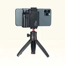 Тримач для телефона Ulanzi Vijim Bluetooth phone SHutter Hand Grip&Stand Holder UV-1963 Black - мініатюра 8