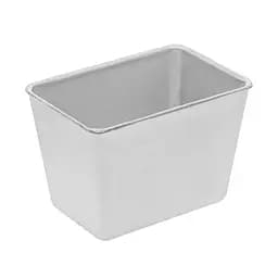 Форма хлібна з харчового алюмінію для випікання прямокутного хліба на "півцеглинки" Л11, Полімет 82966