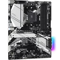 ASRock B550 Pro4 (AM4/B550, 4*DDR4, 2xPCIex16, HDMI/VGA, 6xSATAІІІ, 3xM.2, GLan, 7.1ch, ATX) (B550 Pro4) - мініатюра 4
