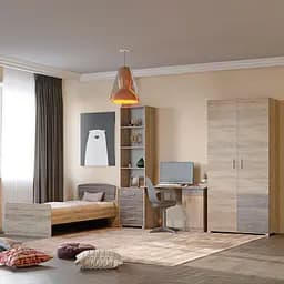 Спальня дитяча Еверест Бриз Комплект 9 (модульна - 4 елементи) сонома/трюфель (EVR-2565)