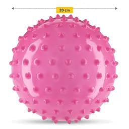 М'яч для пілатесу, йоги, реабілітації 4FIZJO 20 см (масажний) Pink (P-5905973402347) - мініатюра 2