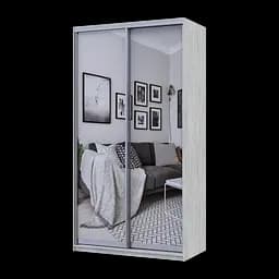 Шафа-купе Doros Сіті Лайт Сосна Натті 2 Дзеркала 120х60х225 (80736502)
