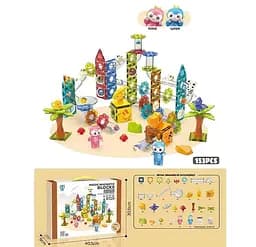 Конструктор магнитный, 2201, 153 детали, 40x30x9 см