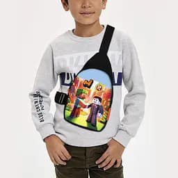 Сумка через плечо детская Minecraft Крипер 29х17 см сумка слинг для мальчика (02095)