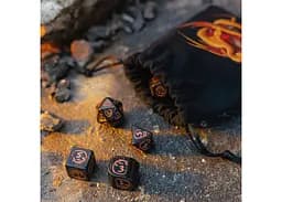 Мішечок для кубиків Q-Workshop Dragon Black & adorable Dice Bag (BDRA102) - мініатюра 3