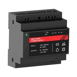 Джерело безперебійного живлення Kraft PSU-24015DIN(P) 24V з кріпленням на DIN-рейку (43-00111)