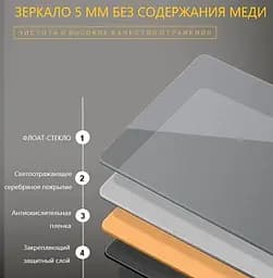 Дзеркало Dusel DE-M1091 ​​70x90, Білий - мініатюра 5