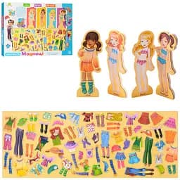 Дитяча гра Гардероб на магнітах TREE TOYS 47х35х3 см igr0001557
