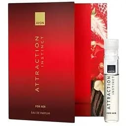 Открытка с пробным образцом Парфюмерной воды Avon Attraction Instinct для Нее 0.6 мл (494693272)