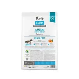 Сухий корм Brit Care Dog Grain-free Junior Large Breed для молодих собак великих порід, беззерновий з лососем, - мініатюра 5