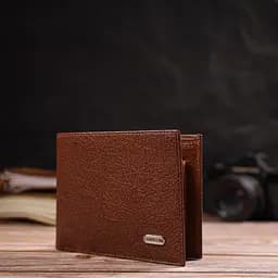 Чоловічий шкіряний гаманець Canpellini 12х9.7х1 см acs0025691 - мініатюра 6