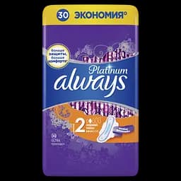 Гігієнічні прокладки Always Ultra Platinum Normal Plus Quatro 30 шт. - мініатюра 2