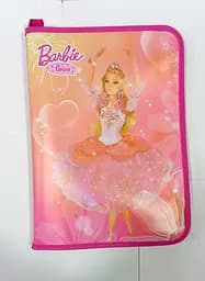 Папка А4 на змійці 331 "Мультики" (6933586124560) Барбі Рожевий