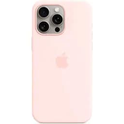 Чехол Silicone Case with MagSafe для Apple iPhone 15 Pro Max Light Pink AAA [93259]