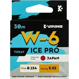 Волосінь Viking Fishing Ice Pro W-6 30 м (clear) 0.154 мм 2.53 кг - мініатюра 2