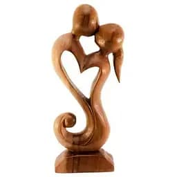 Статуетка "Закохані" дерево 28,5х11х4 см