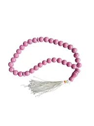 Чотки Корал бузковий 33 намистини