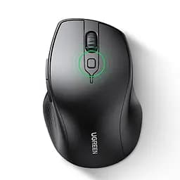 Бездротова мишка Ugreen MU101 Ergonomic Contou червоний Shape Design чорний (90395) - мініатюра 2