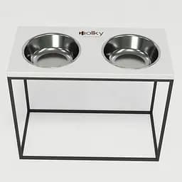 Hollky Base XL40 — миски на підставці для великих собак (2 × 1,8 л, висота 40 см) - мініатюра 3