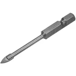 Сверло по стеклу и керамике Sthor YG6X HEX-1/4" Ø=4x60 мм (21701)