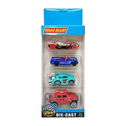 Набір металевих машинок A-Toys 698-04S у коробці 4шт Вид 1