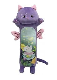 М'яка іграшка HKF2201 Кіт Батон 60 см (6924030220105) Фіолетовий