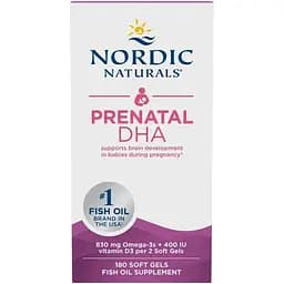 Жирные кислоты Nordic Naturals Prenatal DHA 180 капсул