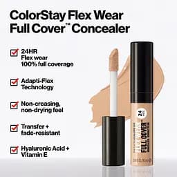 Консилер Revlon ColorStay Flex Wear Full Cover 030 Light Medium 10 мл (7266841009) - мініатюра 3