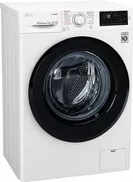 Пральна машина LG з фронтальним завантаженням F2J5HS9W, 7кг, 1200, A+++, Пар, глибина 45см, Дисплей, Інвертор, Білий (F2J5HS9W) - мініатюра 3