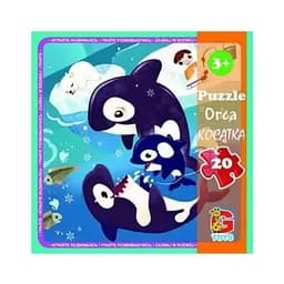 Детский пазл "В океане" G-Toys LO7, 20 элементов