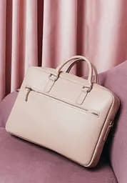 Шкіряна ділова сумка Briefcase 2.0 світло-бежевий - мініатюра 3