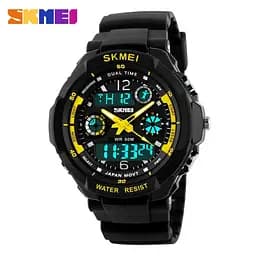 Чоловічий спортивний годинник Skmei S-Shock 0931 Жовтий - мініатюра 2