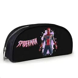 Пенал шкільний з принтом Людина-павук 23х10х8 см дитячий для дівчинки, хлопчика (3974)