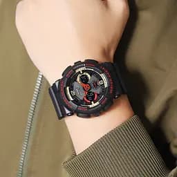 Наручний годинник чоловічий 2118BKRD Black-Red Skmei acs0030266 - мініатюра 4