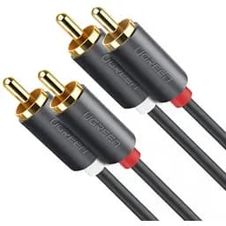 Кабель Ugreen AV104 2RCA Male to 2RCA Male Cable 2 м черный (10518)