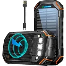 Внешний аккумулятор Solar power bank 20000mAh PN-W23 солнечная панель