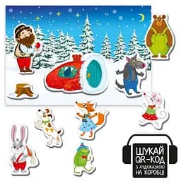 Дитячий розвивальний магнітний театр "Рукавичка" Vladi Toys VT3206-37 з аудіоказкою Казкові голоси - мініатюра 2