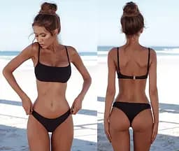 Стильний жіночий купальник роздільний бікіні SEXY BRAZILIAN BIKINI Р-031 - мініатюра 3