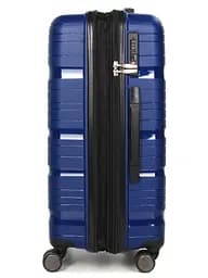 Валіза середня M поліпропілен Worldline Airtex 283 66×44×28см 80л Темно-синій - мініатюра 5