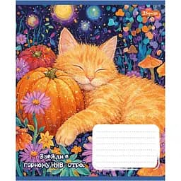 Набір зошитів 1 Вересня Sunny cat А5 12 аркушів у косу лінію 25 шт. (768770) - мініатюра 5
